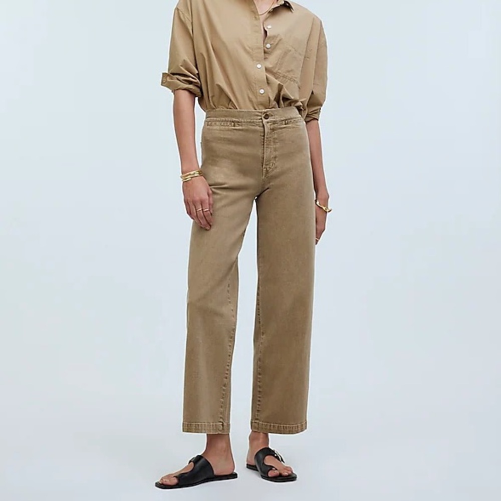 the petite emmett wide leg crop pant | NWOT